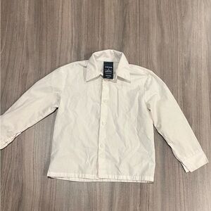 IZOD White Long Sleeve Button-Up Shirt | Size 4